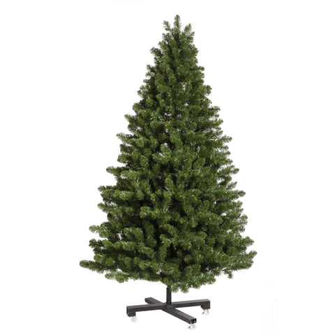 Vickerman 12' Medium Grand Teton Artificial Christmas Tree, Unlit - Faux Christmas Tree - Seasonal Indoor Home Decor