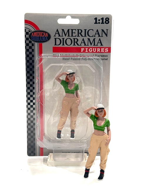 American Diorama Hip Hop Girls Figure 1 for 1/18 Scale Models