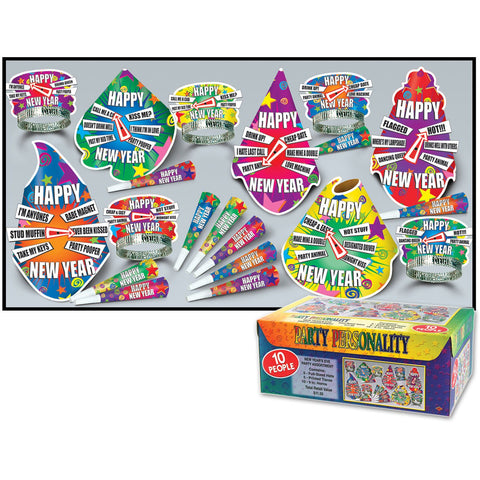 Beistle Party Personality Assortment for 10 People