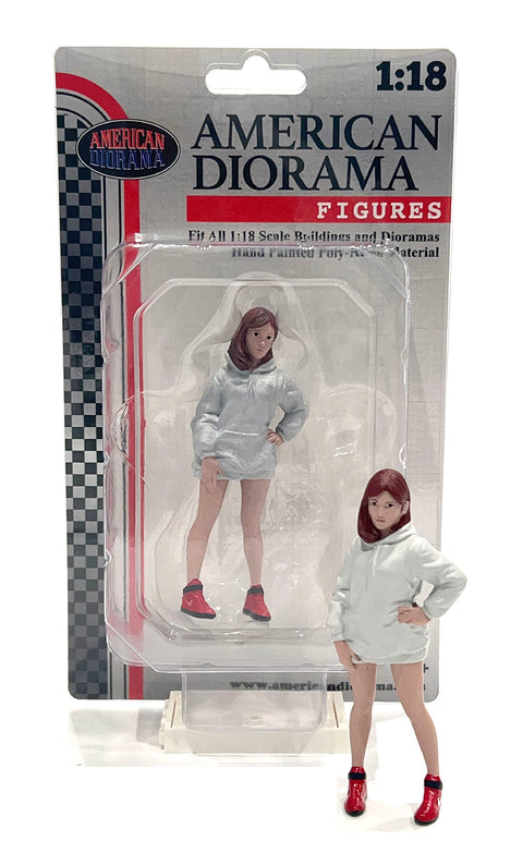 Hip Hop Girls Figure 2 for 1/18 Scale Models by American Diorama