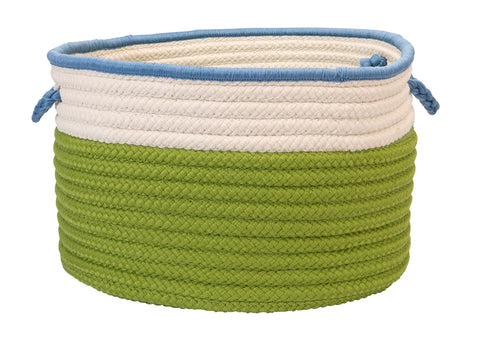 In The Band Storage Bins - Bright Green & Bright Blue 18inch x18inch x12inch
