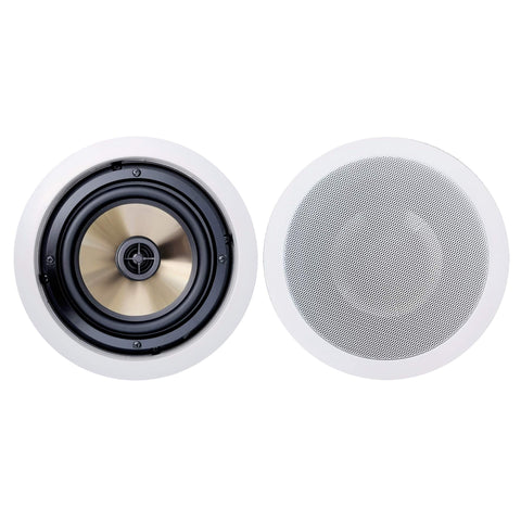 BIC America FH-6C Formula Series FH-6C 6-1/2 Inch 150-Watt 2-Way in-Ceiling Speakers with Pivoting Horn Tweeters
