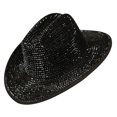 UNDERWRAPS Cowboy Hat for Women and Men - Western Mens Cowboy Hat Rhinestone Hat, Suede Hats for Women, Wide Brim Cowboy Hat Halloween Costume, Cowgirl Felt Cowboy bands