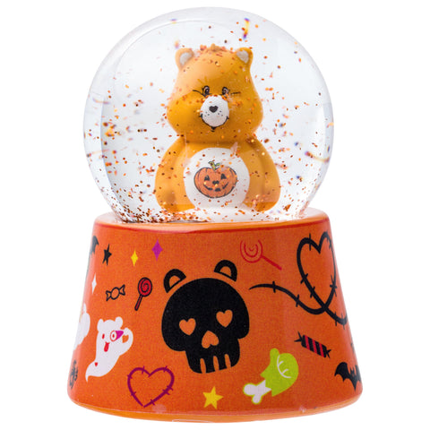 Silver Buffalo Care Bears Mini Light Up Snow Globe?Halloween Trick or Sweet Bear?3.8 Inches Tall, 45mm (Small)