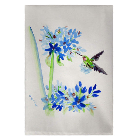 Betsy Drake and Blue Flowers Guest Towel