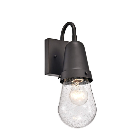 Chloe Lighting JEFFREE Transitional 1 Light Rubbed Bronze Outdoor Wall Sconce 13" Height