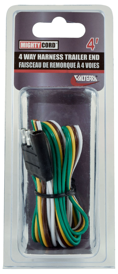 Valterra A10-4404VP 48" Long 4 Way Flat Trailer End Connector (Retail Package)