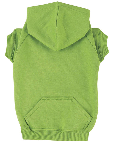 Zack & Zoey Basic Hoodie for Dogs, 24" X-Large, Parrot Green
