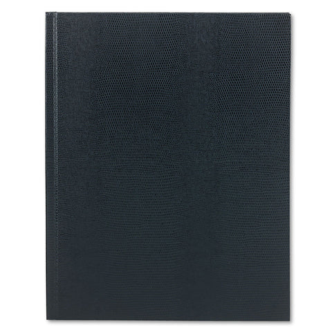 Blueline Executive Journal, Lizard-Like Hard Cover, Ribbon Bookmark, 150 Pages, 10.75" x 8.5", Blue (A10.82)