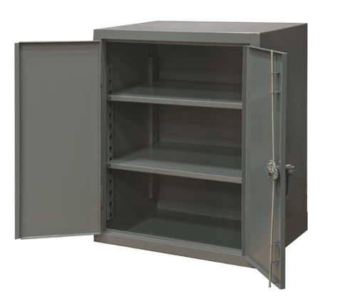 Durham Extra Heavy Duty Welded 12 Gauge Steel Counter Top Cabinet, HDC-244842-2S95, 1200 lbs Shelf Capacity, 24" Length x 48" Width x 42" Height, 2 Shelves