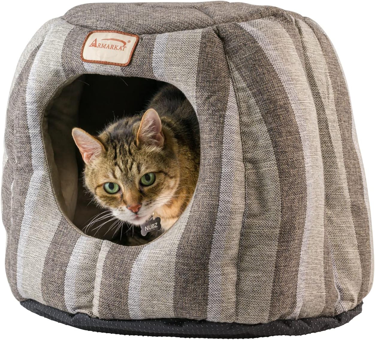 Armarkat C30CG 2016 Cat Bed, 18"", Pearl and Putty, 20"" l x 16"" w x 4.5"" h