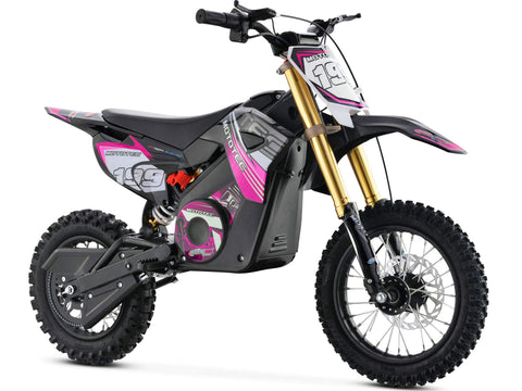 MotoTec 36v Pro Electric Dirt Bike 1200w Lithium Pink