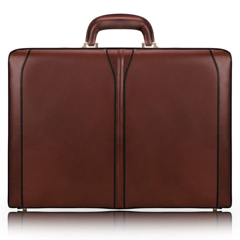 TURNER, Leather 4.5" Expandable Attaché Briefcase