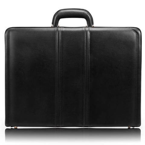McKlein COUGHLIN, Leather 4.5" Expandable Laptop/Computer & Tablet Business Briefcase Attaché Bag, Men Women Laptop Briefcase, Laptop Compartment bag, Tablet Pocket bag, Business Bags, Travel Cases