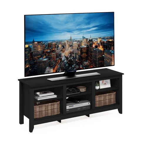Furinno Jensen Entertainment Center for TV up to 65 Inch, 65-Inch, Americano