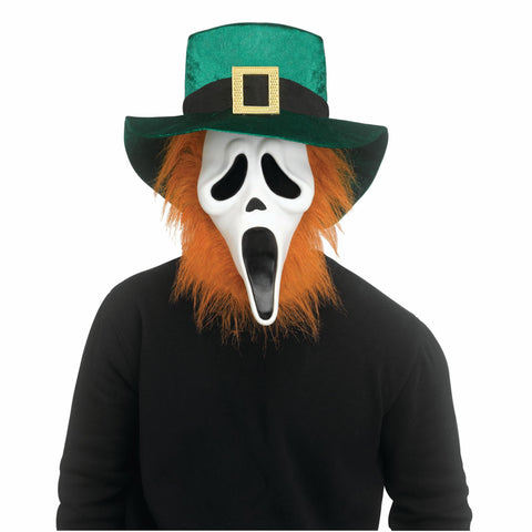Fun World Ghost Face St Pat's Mask