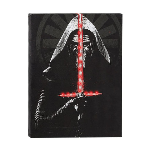 Underground Toys Star Wars Kylo Ren Illuminating Canvas Wall Art