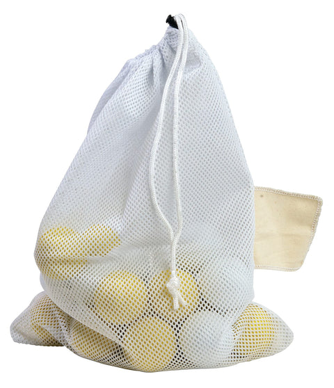 Dick Martin Sports Laundry/Equipment Bag, 15" x 20", White