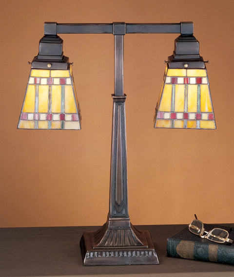 Meyda Tiffany 24286 Lighting, 19.5" Height, Bronze/Dark