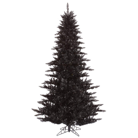 Vickerman 4.5' Black Fir Artificial Christmas Tree Unlit, Seasonal Indoor Home Decor