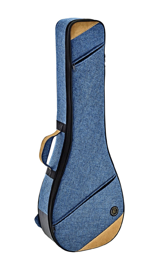 Ortega Guitars Banjo Case-22 mm Soft Padding w/Hardened Frame, Ocean Blue, (OSOCABJ-OC)
