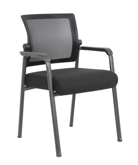 Boss Office Products Mesh 4-Legged Guest Chair in
