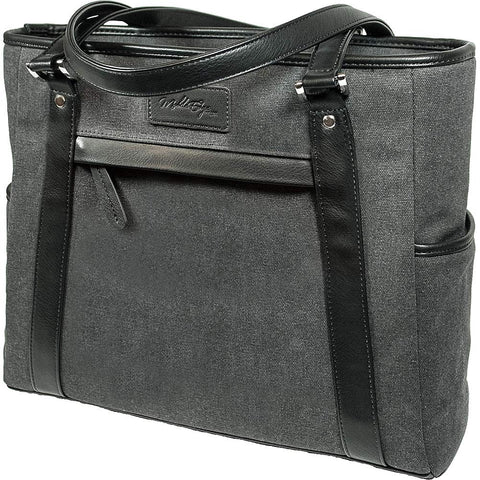 Mobile Edge Urban Laptop Tote Charcoal with Black Trim