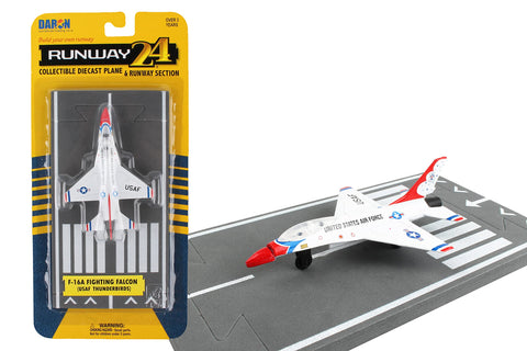 Daron Runway24 F-16 Thunderbird Die Case Plane