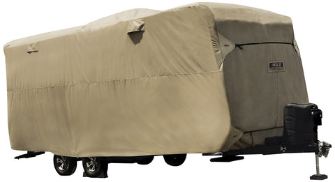 Covercraft ADCO 74845 Storage Lot Cover for Travel Trailer RV, Fits 28'7"-31'6", Tan