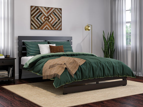 Warren Platform Bed F with Foot Drawer AW