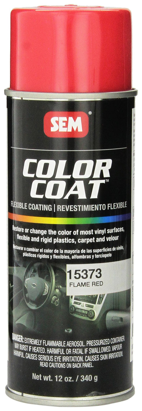 SEM 15373 Flame Red Color Coat - 12 oz.