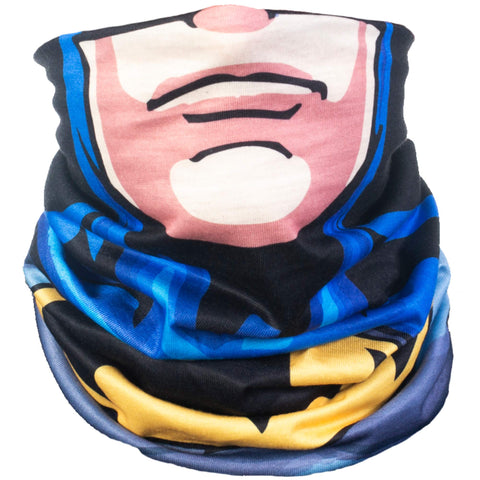 Concept One DC Comics Batman Multi-Purpose Neck Gaiter Scarf Bandana, Black, One Size
