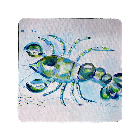 Blue Crayfish Coaster Set of 4
