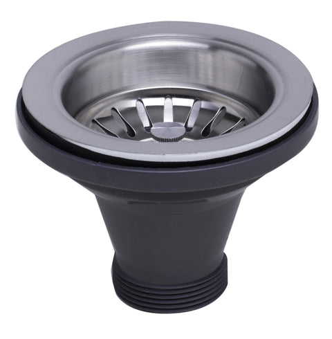 ALFI brand ABST35 Brushed Stainless Steel 3 1/2-Inch Basket Strainer Drain