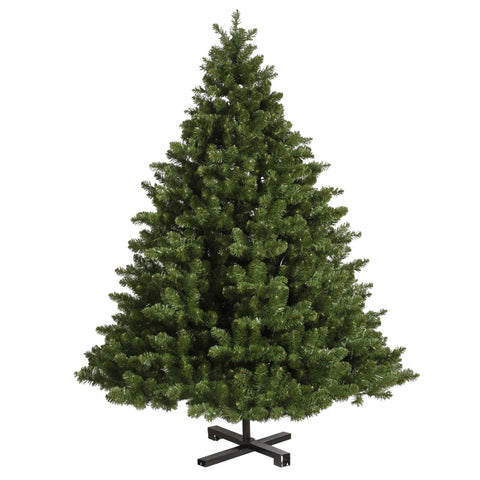 Vickerman 7.5' Grand Teton Artificial Christmas Tree, Unlit - Faux Christmas Tree - Seasonal Indoor Home Decor