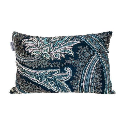 Parkland Collection Lilia Transitional Dark Green Throw Pillow