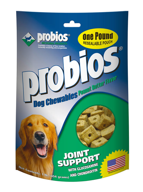 Probios® Dog Treats - Hip & Joint w/Glucosamine - 1lb Pouch