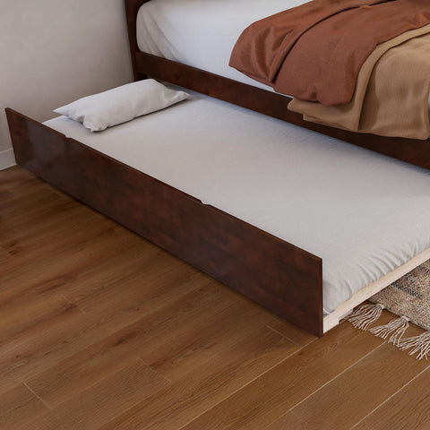 AFI Urban Twin XL Size Trundle Bed in Walnut