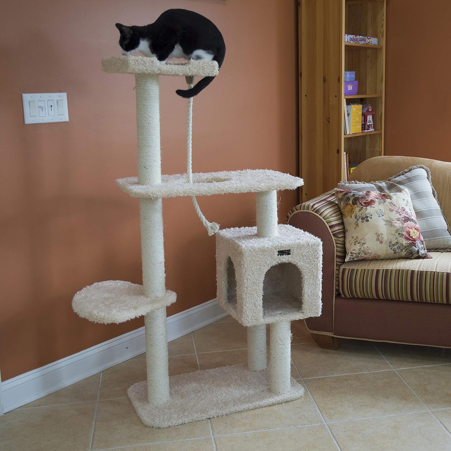 Armarkat A5708 Pet Cat Tree, Beige,Medium