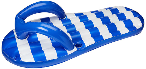 Blue Wave Marine Blue Flip Flop Inflatable Pool Float, 71"