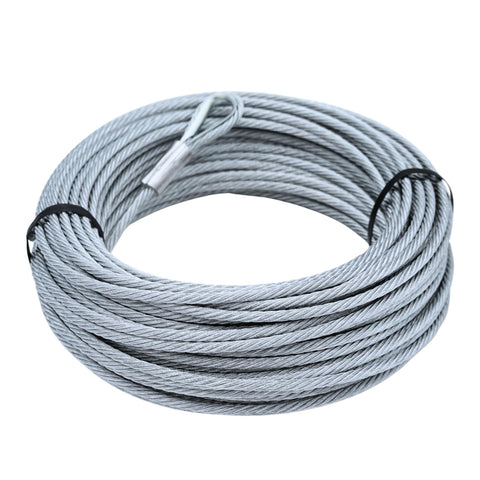 Tie Down 50130 Galvanized Cable (Swagged Loop and Thimble, 3/8 Inch, 50 Foot Roll), Pack