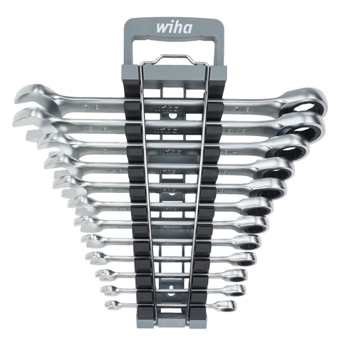 Combination Inch Ratchet Wrenches, 12 Piece