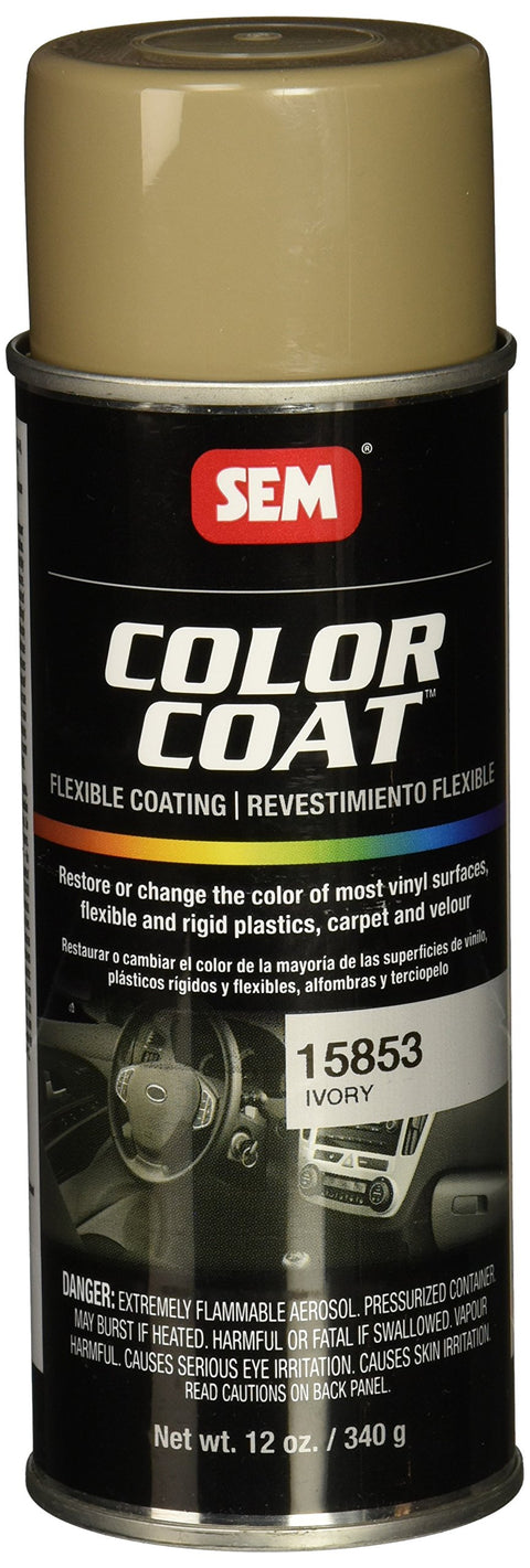 SEM 15853 Ivory Color Coat - 12 fl. oz.