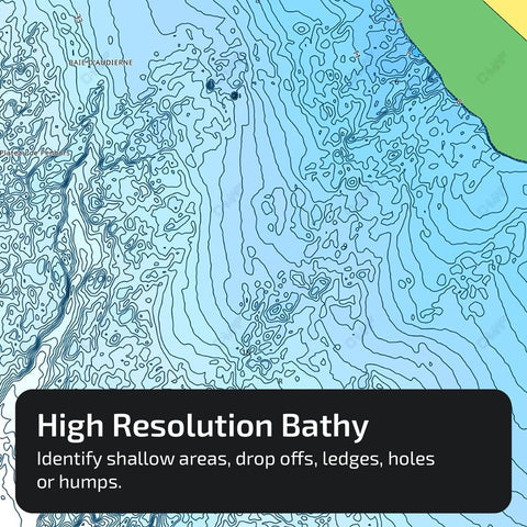 C-MAP Reveal Coastal - Gulf of Mexico and The Bahamas, Map Card for Marine GPS Navigation