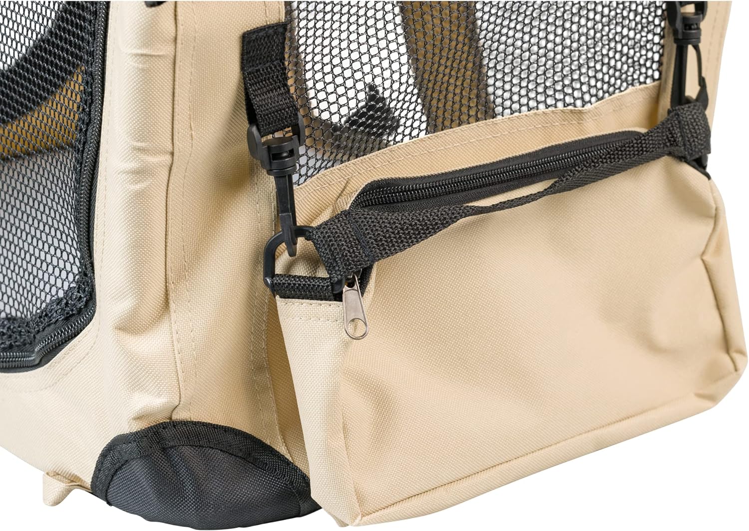 Armarkat PC201B Beige Multiple Pockets Pet Carrier