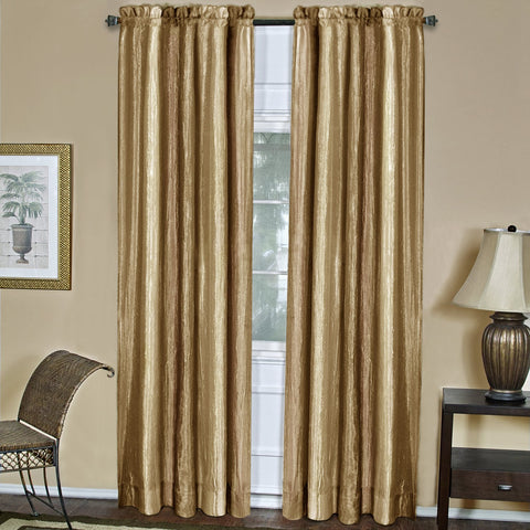 ACHIM Ombre Panel Light Filtering Semi-Sheer Window Curtain - 84 Inch Length, 50 Inch Width - Sandstone- Light Filtering Soft Polyester Drapes for Bedroom Living & Dining Room Home Decor