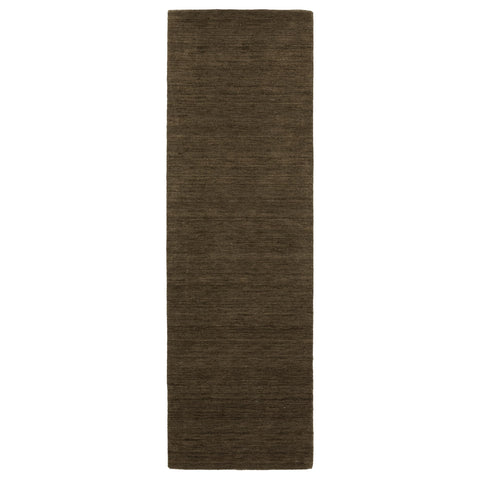 Oriental Weavers Aniston II Hand-Made Wool Area Rug - 27117-2'6" x 8' - in Brown - Classic Casual Style, Hand-Made Wool Rugs, Entryway, Hallway Runner Rug