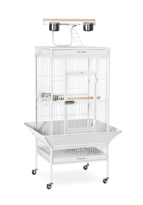 Prevue Hendryx 3152C Pet Products Wrought Iron Select Bird Cage, Chalk White