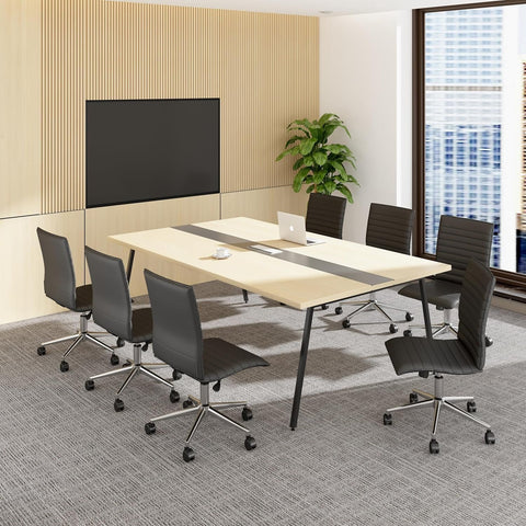 Oakestry Ergonomic Hospitality Chair Black Mesh Guest Seating Comfortable Commercial Office Conference Stackable Visitor Chair Adjustable Armrest Durable Breathable Reception Waiting Area Seating