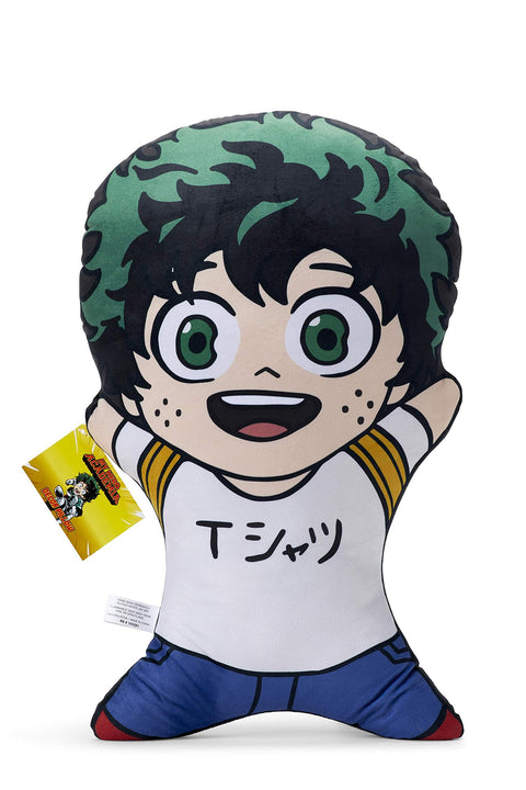 Official My Hero Academia Character Pillow For Adults- 20-Inch Izuku Midoriya Doll Body Replica - Gift for Friends, Family, and Fans - Bed, Couch, Room- Soft Throw Cushion - Licensed Merchandise
